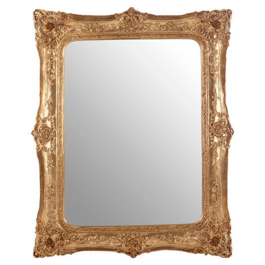 Bella Gold Baroque Style Wall Mirror