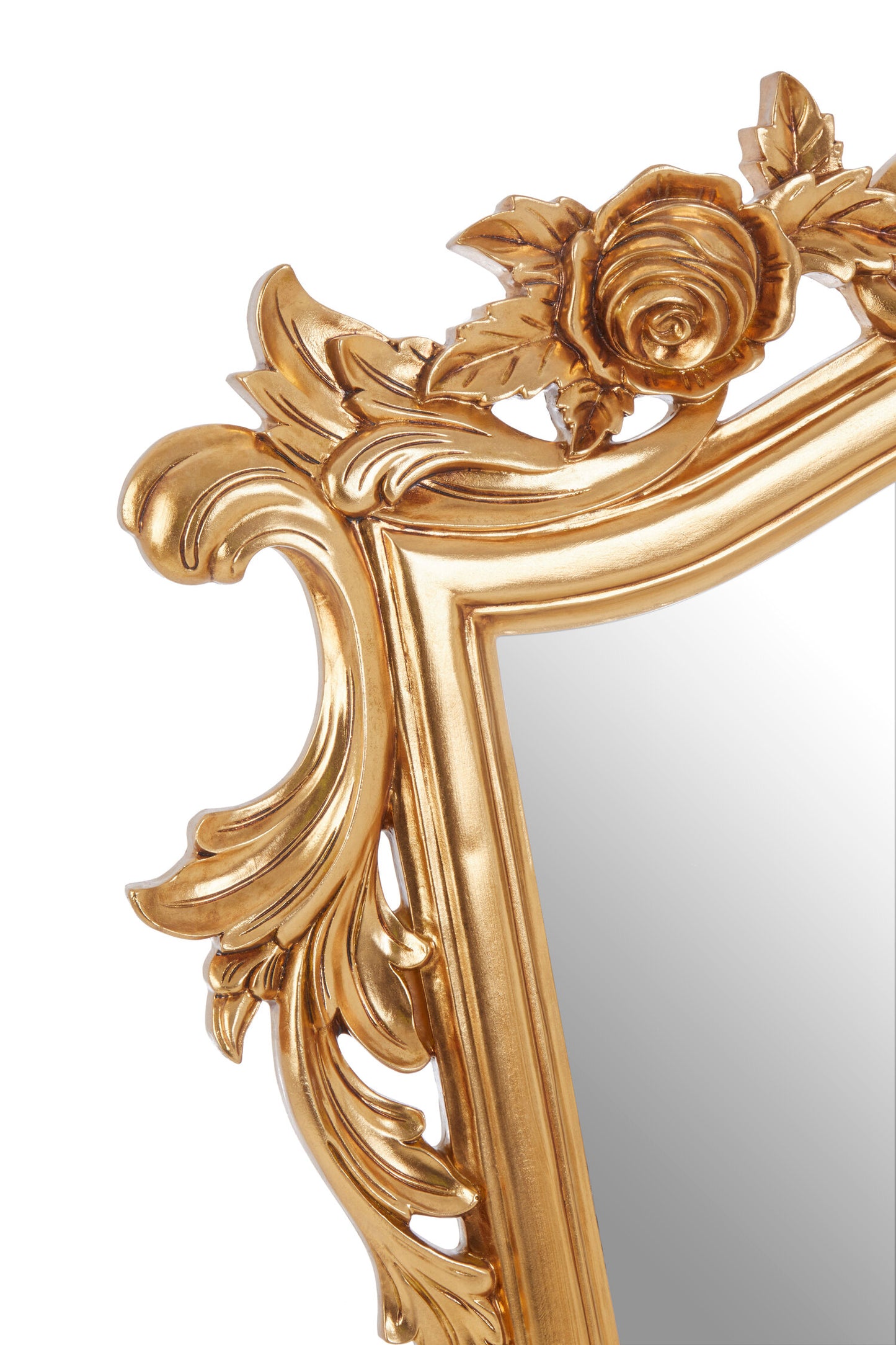 Bella Gold Finish Tapered Wall Mirror