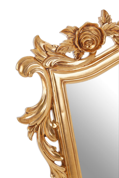 Bella Gold Finish Tapered Wall Mirror