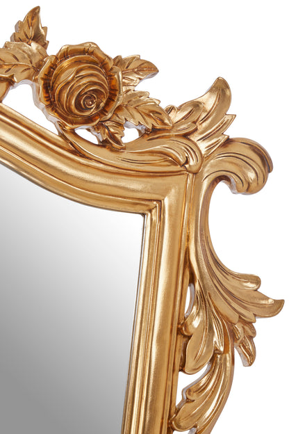 Bella Gold Finish Tapered Wall Mirror