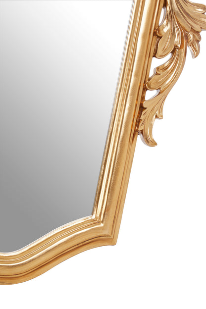 Bella Gold Finish Tapered Wall Mirror