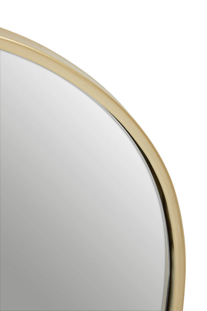 Aramis Luxe Gold Arched Wall Mirror