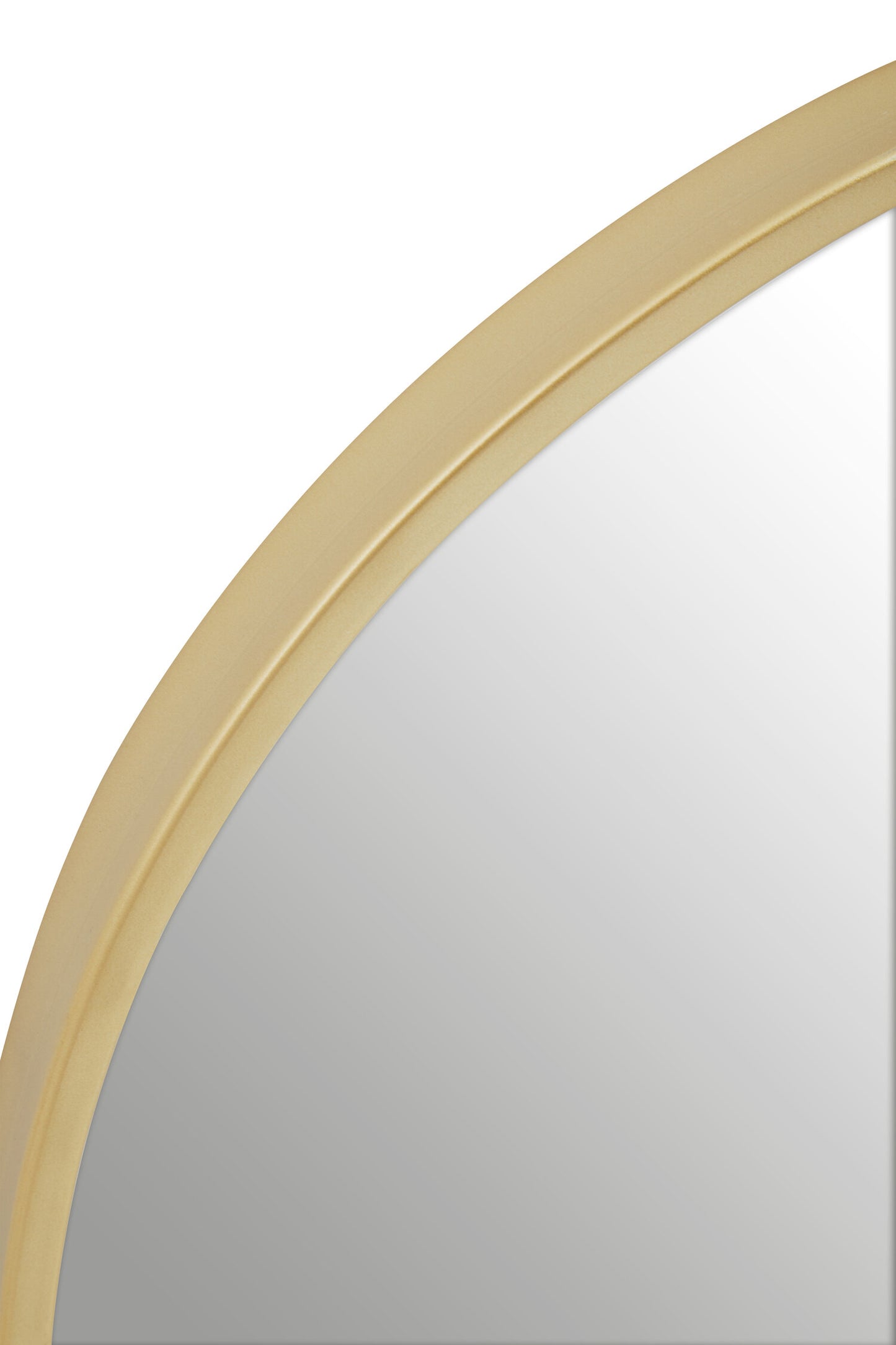 Aramis Luxe Gold Arched Wall Mirror
