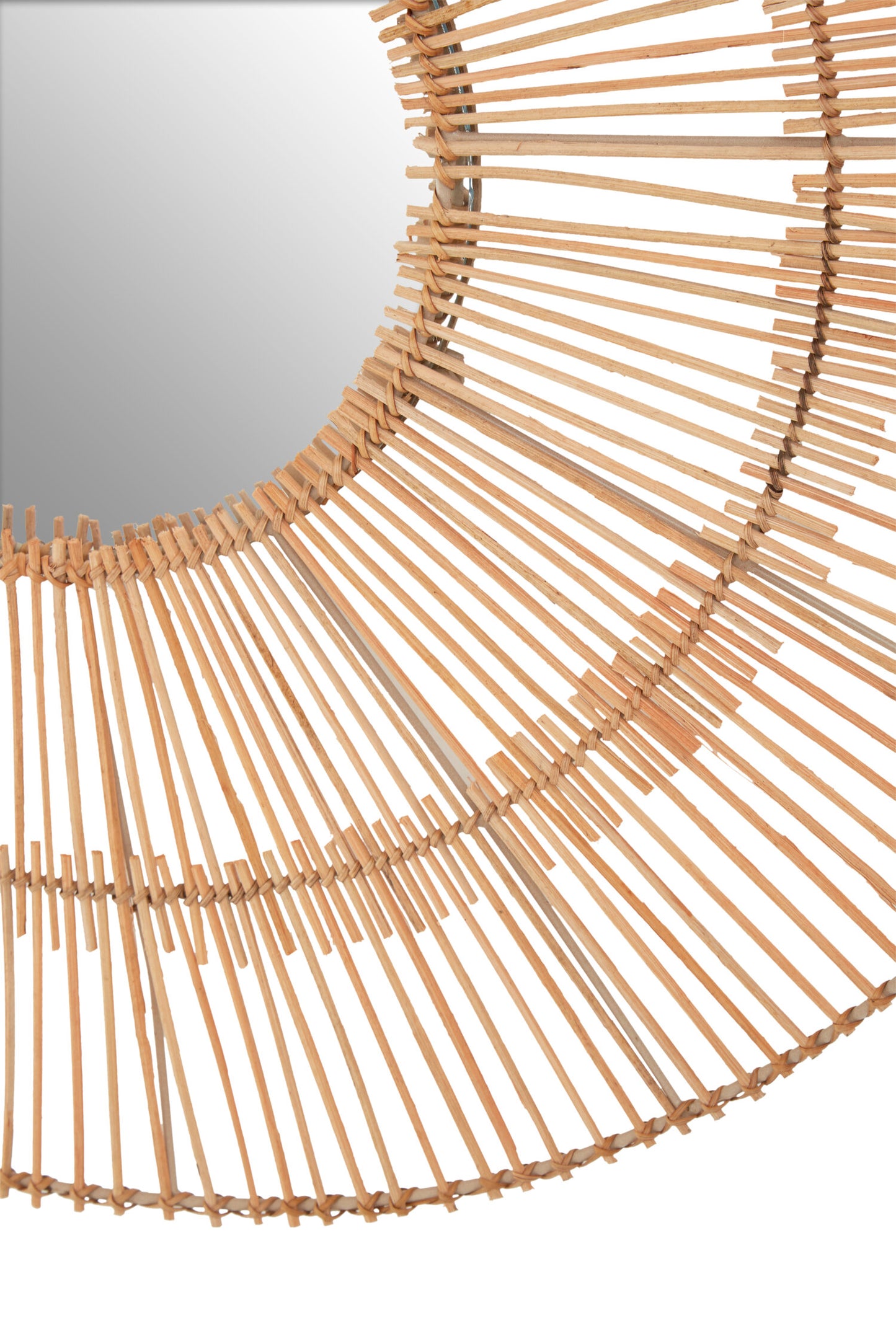 Congo Natural Rattan Wall Mirror.