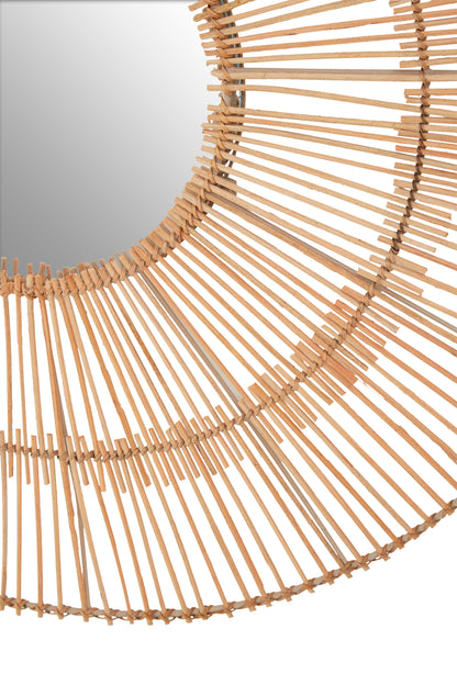 Congo Natural Rattan Wall Mirror.