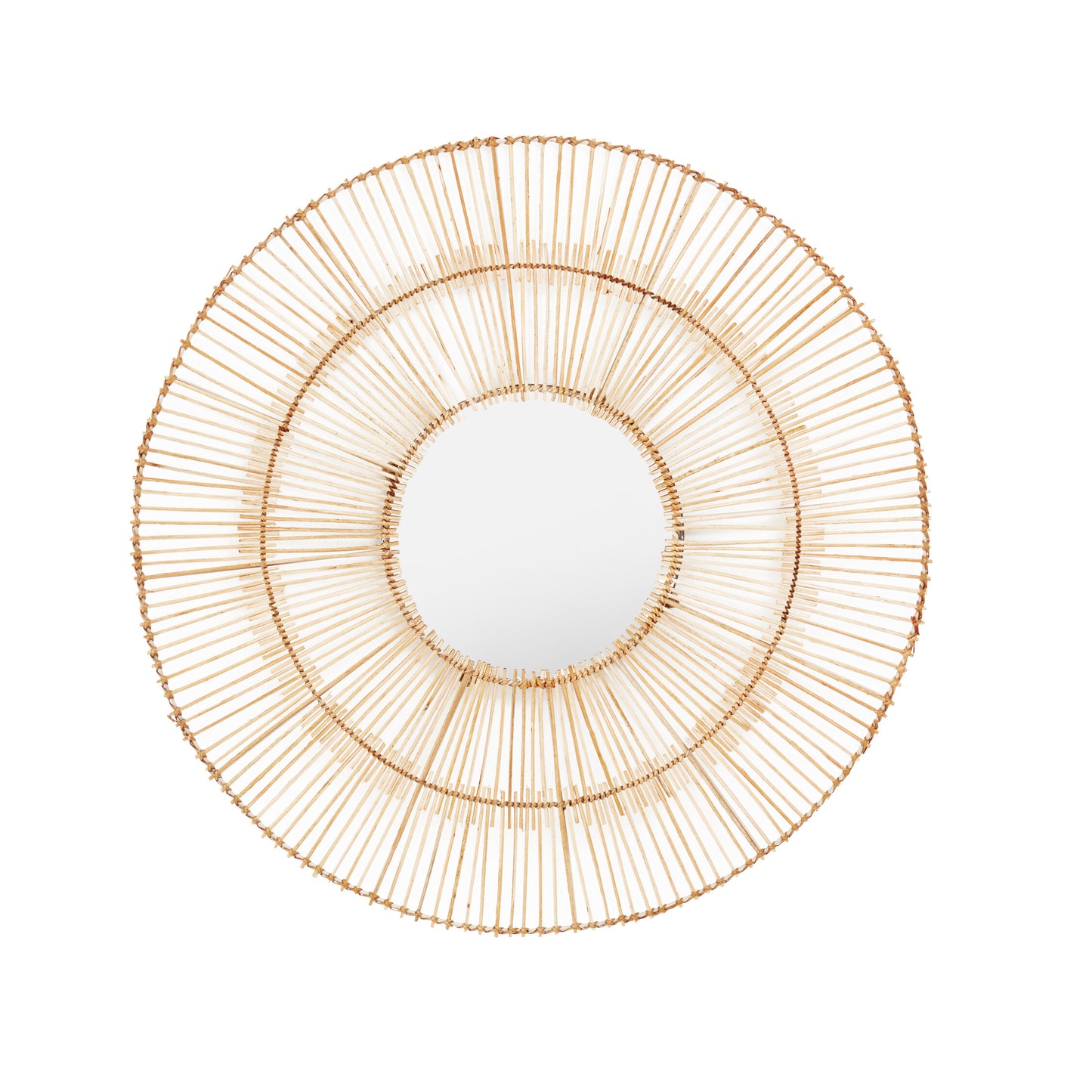 Congo Natural Rattan Wall Mirror.