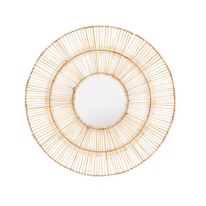 Congo Natural Rattan Wall Mirror.