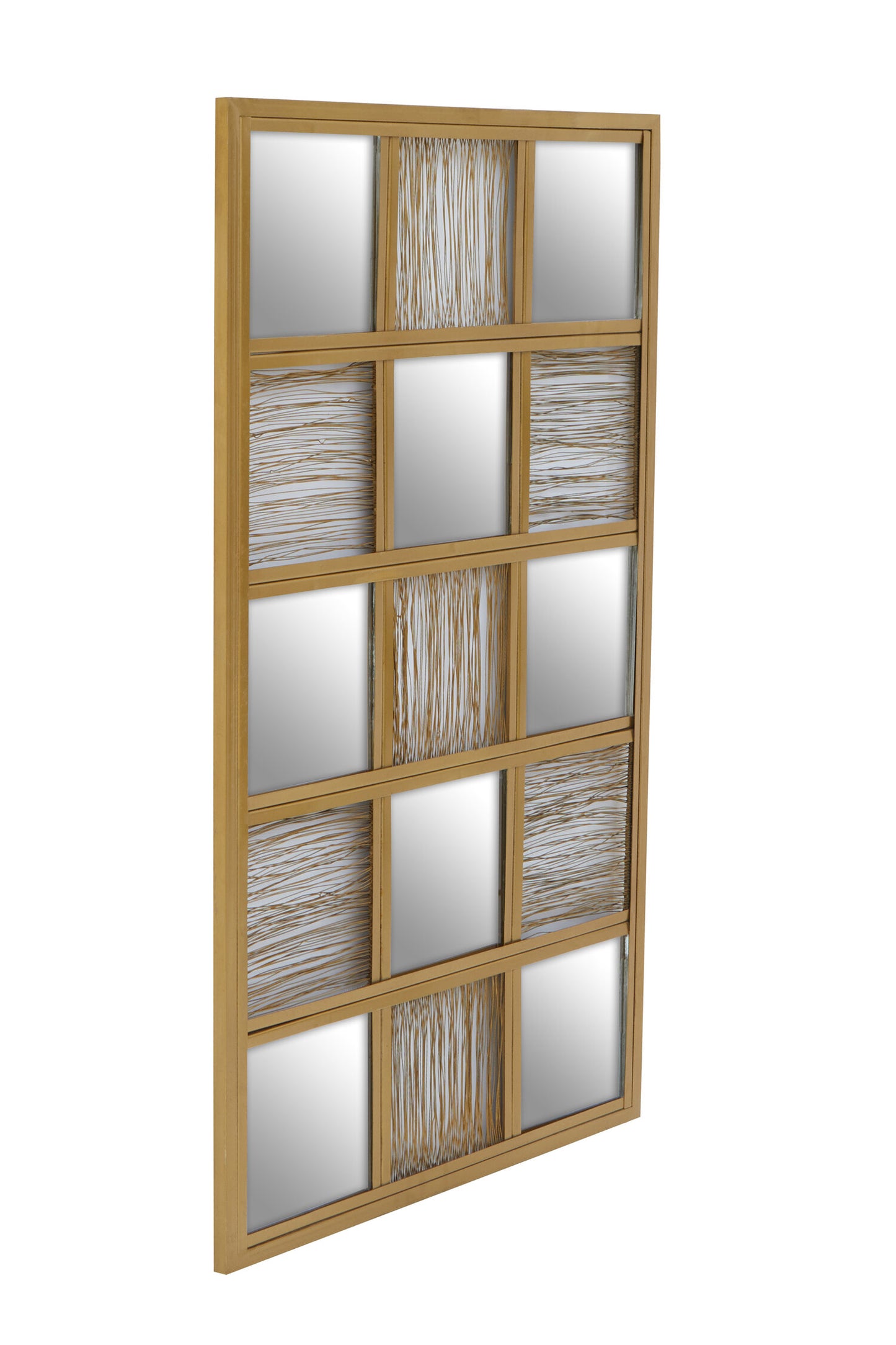 Artemis Gold Wire Wall Mirror