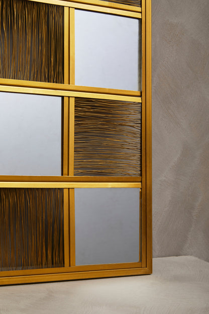 Artemis Gold Wire Wall Mirror