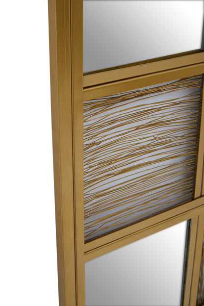 Artemis Gold Wire Wall Mirror