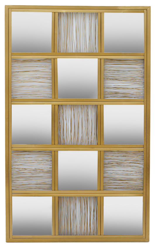 Artemis Gold Wire Wall Mirror
