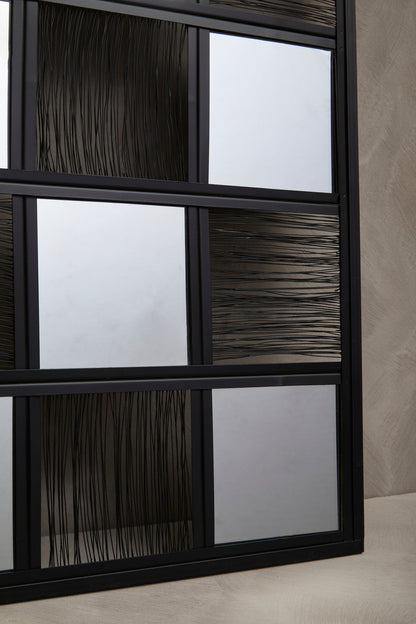 Artemis Black Wire Wall Mirror
