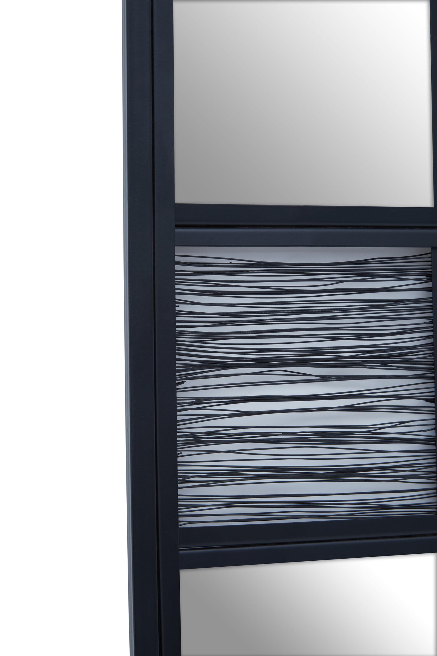 Artemis Black Wire Wall Mirror