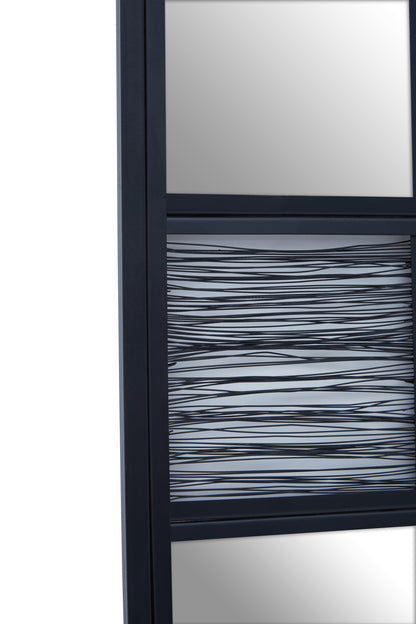Artemis Black Wire Wall Mirror