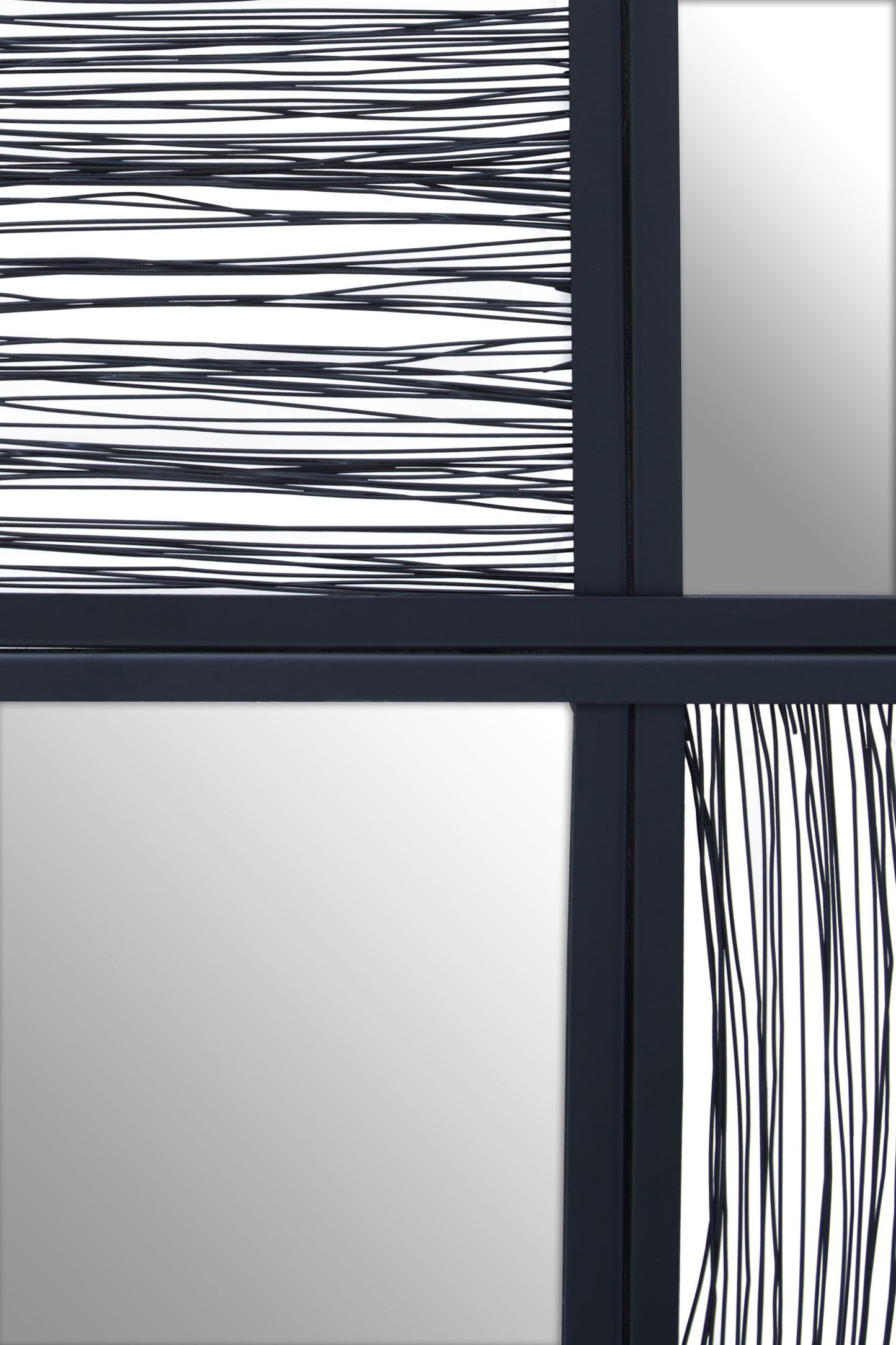 Artemis Black Wire Wall Mirror