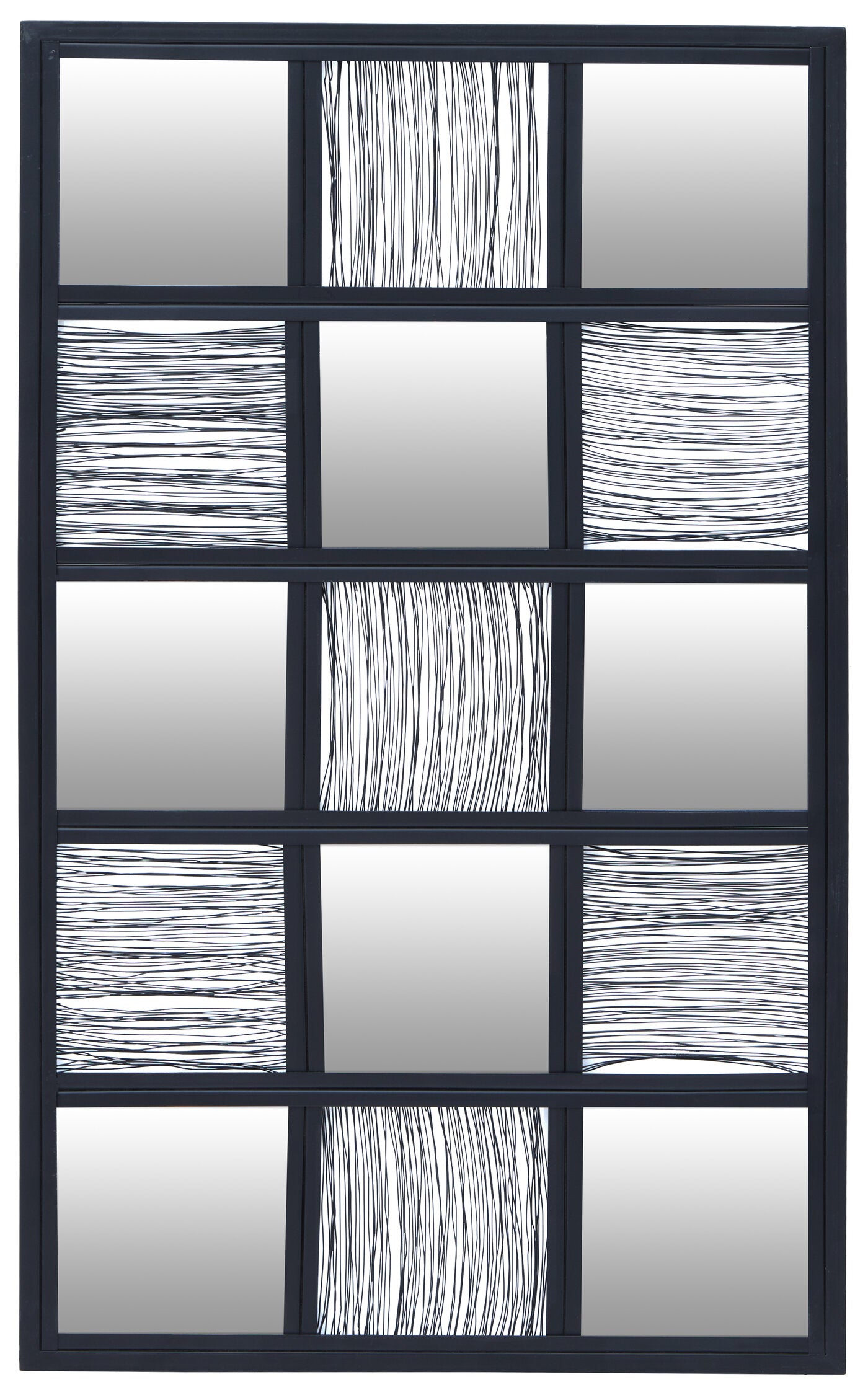 Artemis Black Wire Wall Mirror