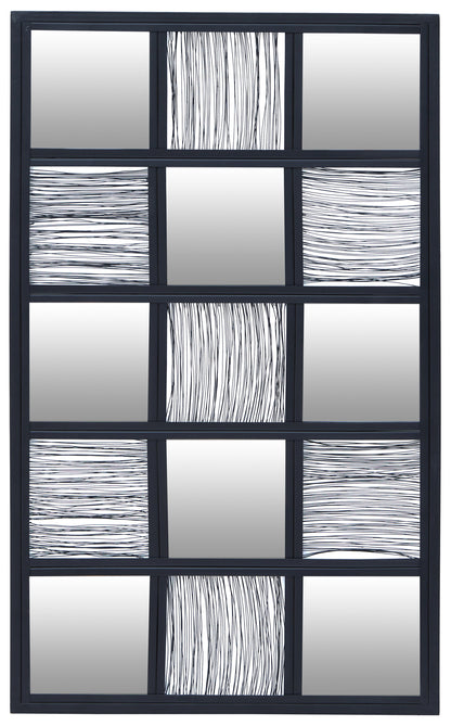 Artemis Black Wire Wall Mirror