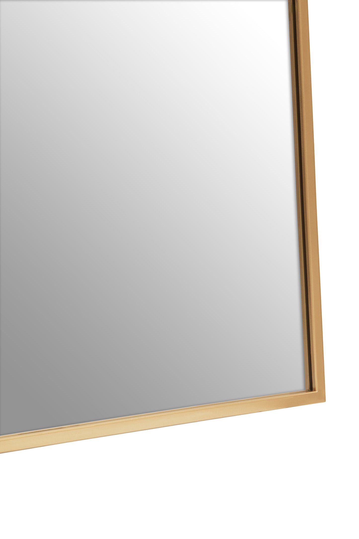 Alana Arched Gold Finish Wall Mirror
