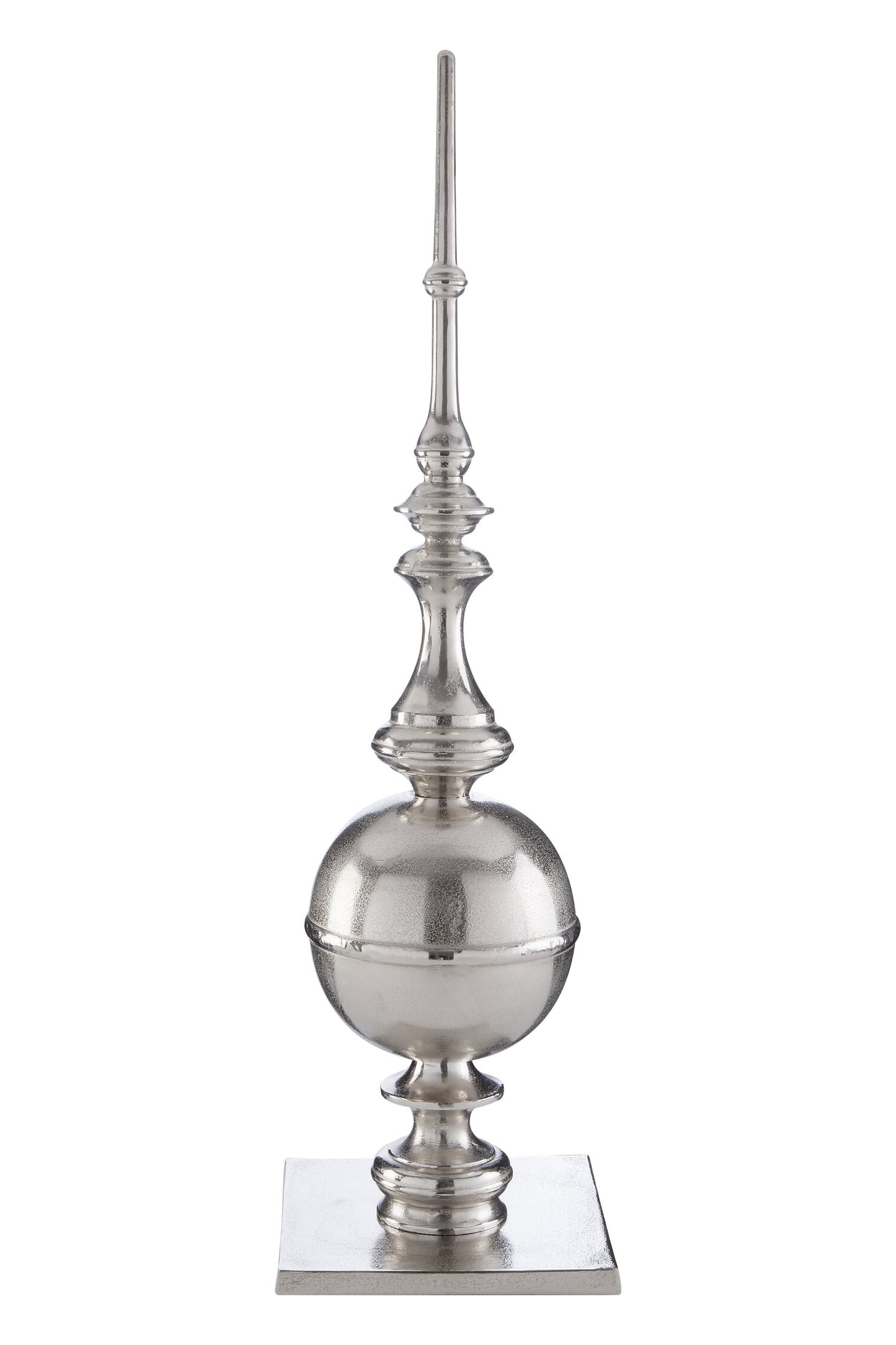 Davenport Large Rough Nickel Obelisk Ornament