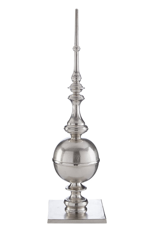 Davenport Large Rough Nickel Obelisk Ornament