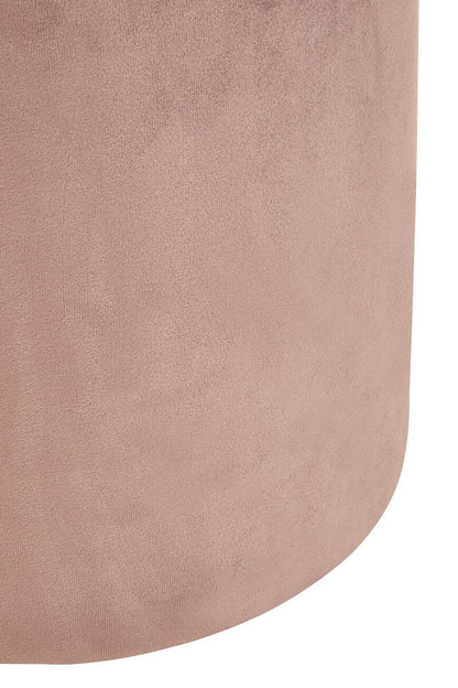 Lafayette Dusky Pink Velvet Pouffe