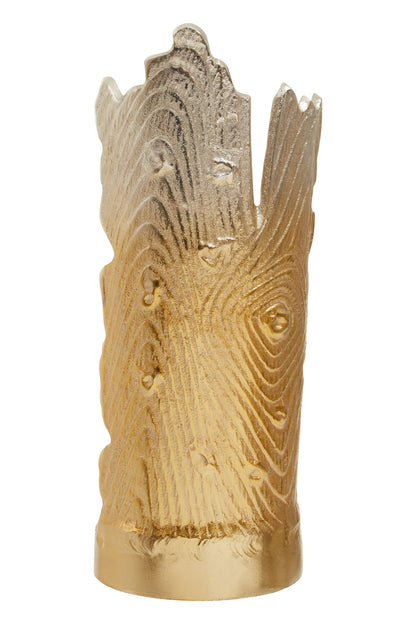 Luxe Decor Small Ombre Silver Gold Candle Holder
