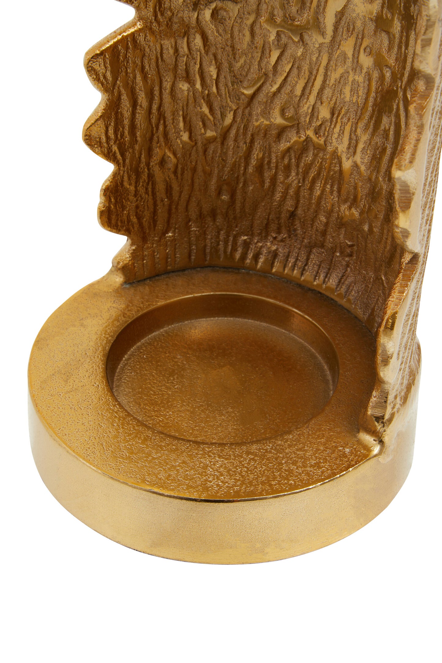 Luxe Decor Small Ombre Silver Gold Candle Holder