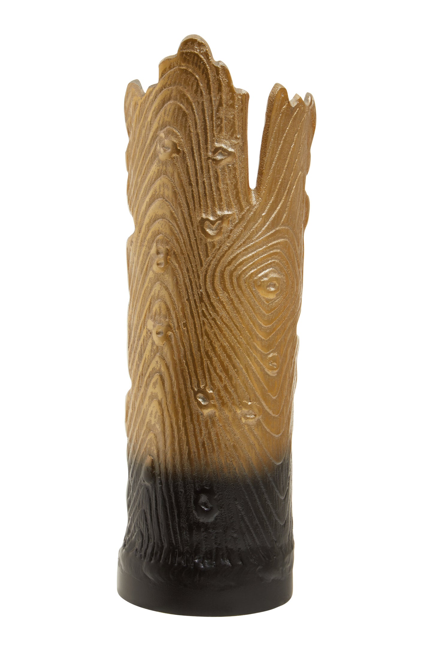 Luxe Decor Large Black Gold Ombre Candle Holder