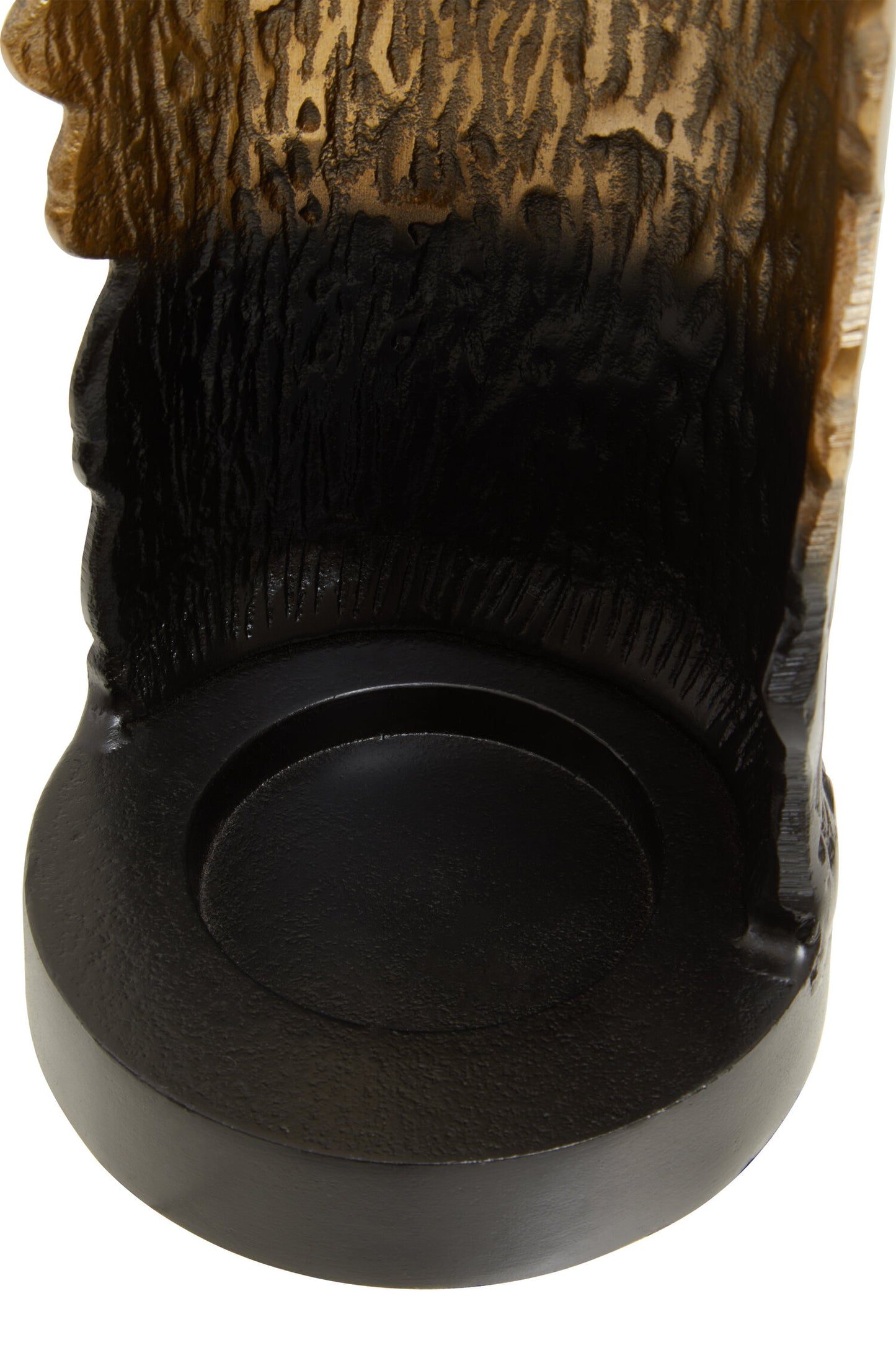 Luxe Decor Large Black Gold Ombre Candle Holder