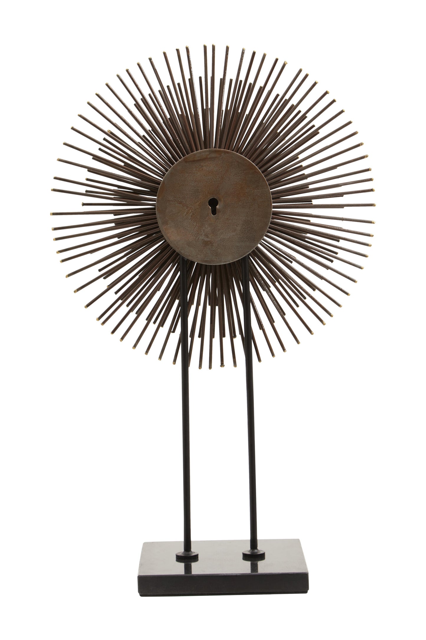 Luxe Decor Black Quill Sculpture with Marble Base