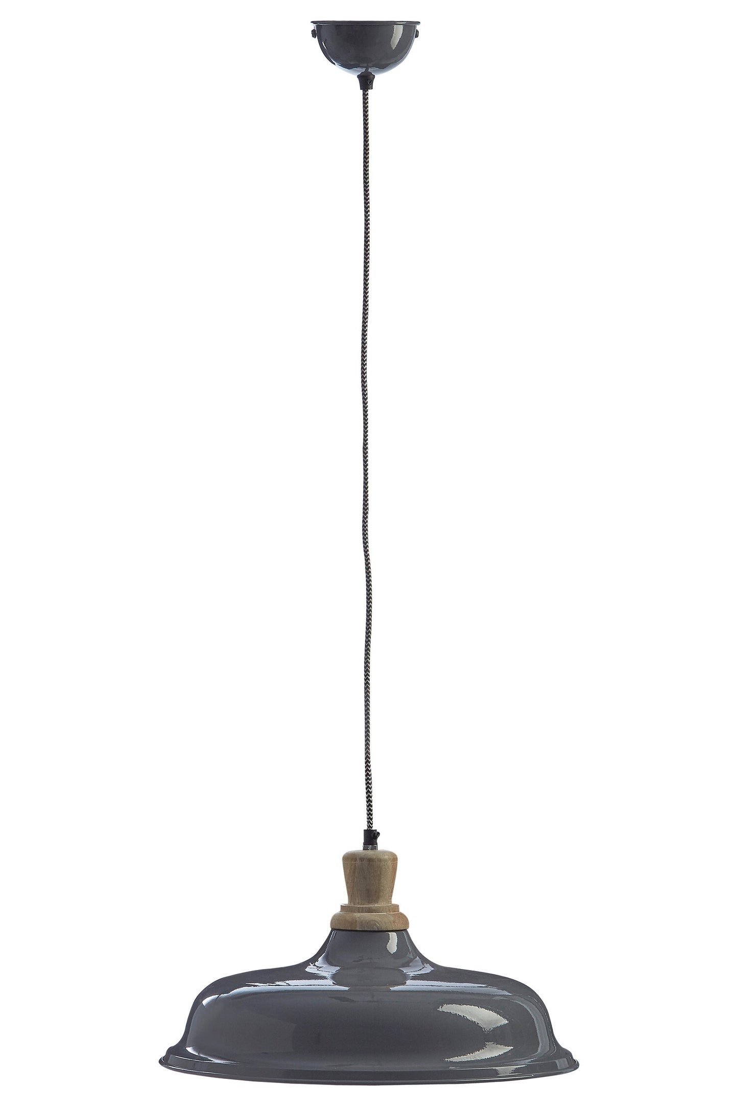 Oslo Grey Small Pendant Light Ceiling Light | Bali & Blue