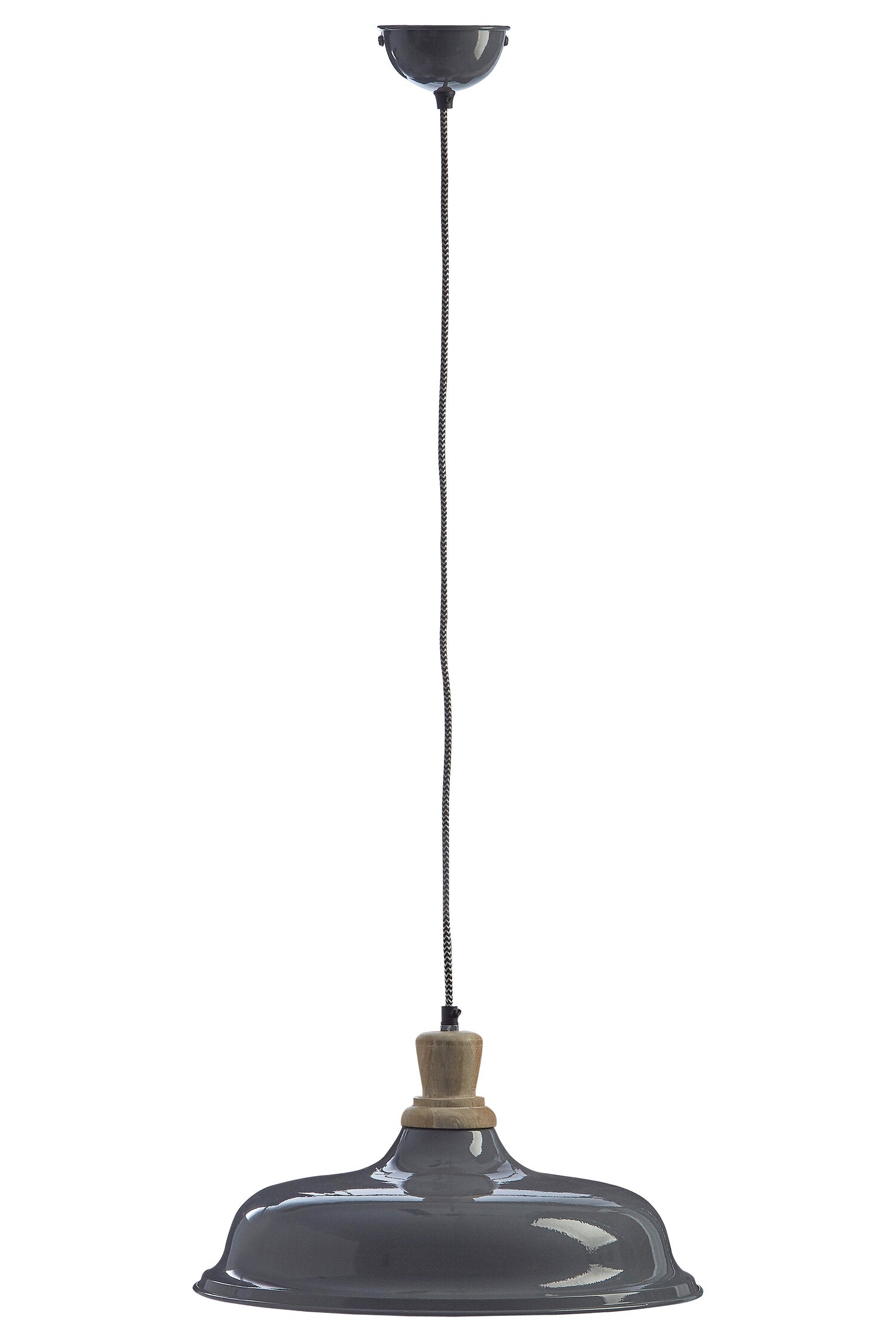 Oslo Grey Small Pendant Light Ceiling Light | Bali & Blue