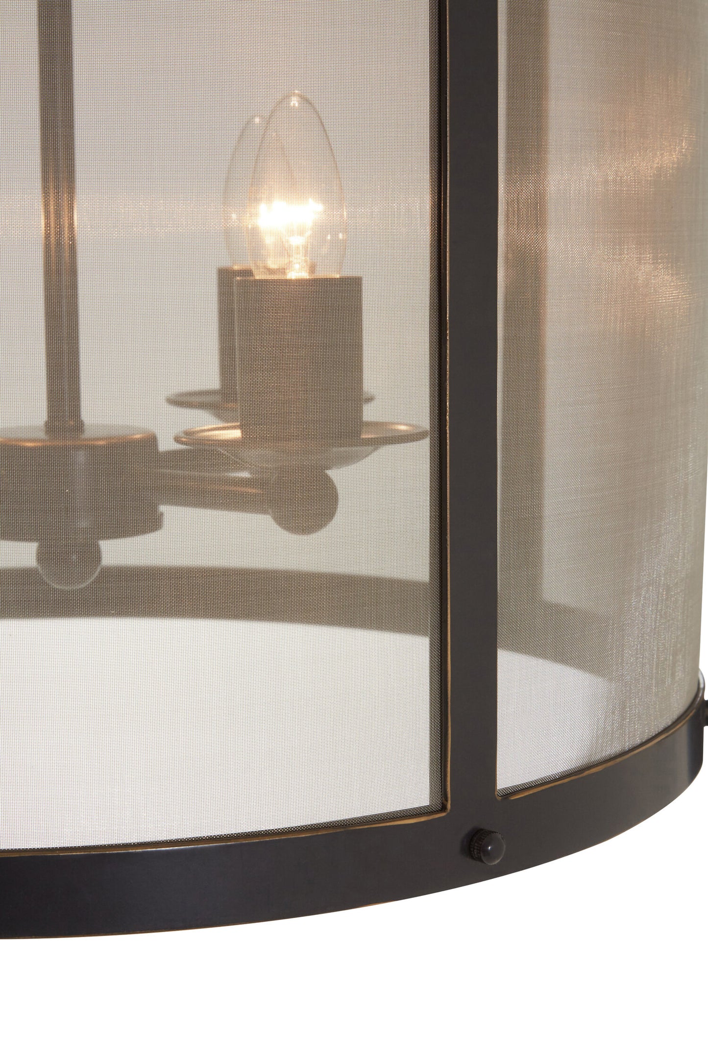 Hampstead Black Gold Large Industrial Pendant Light