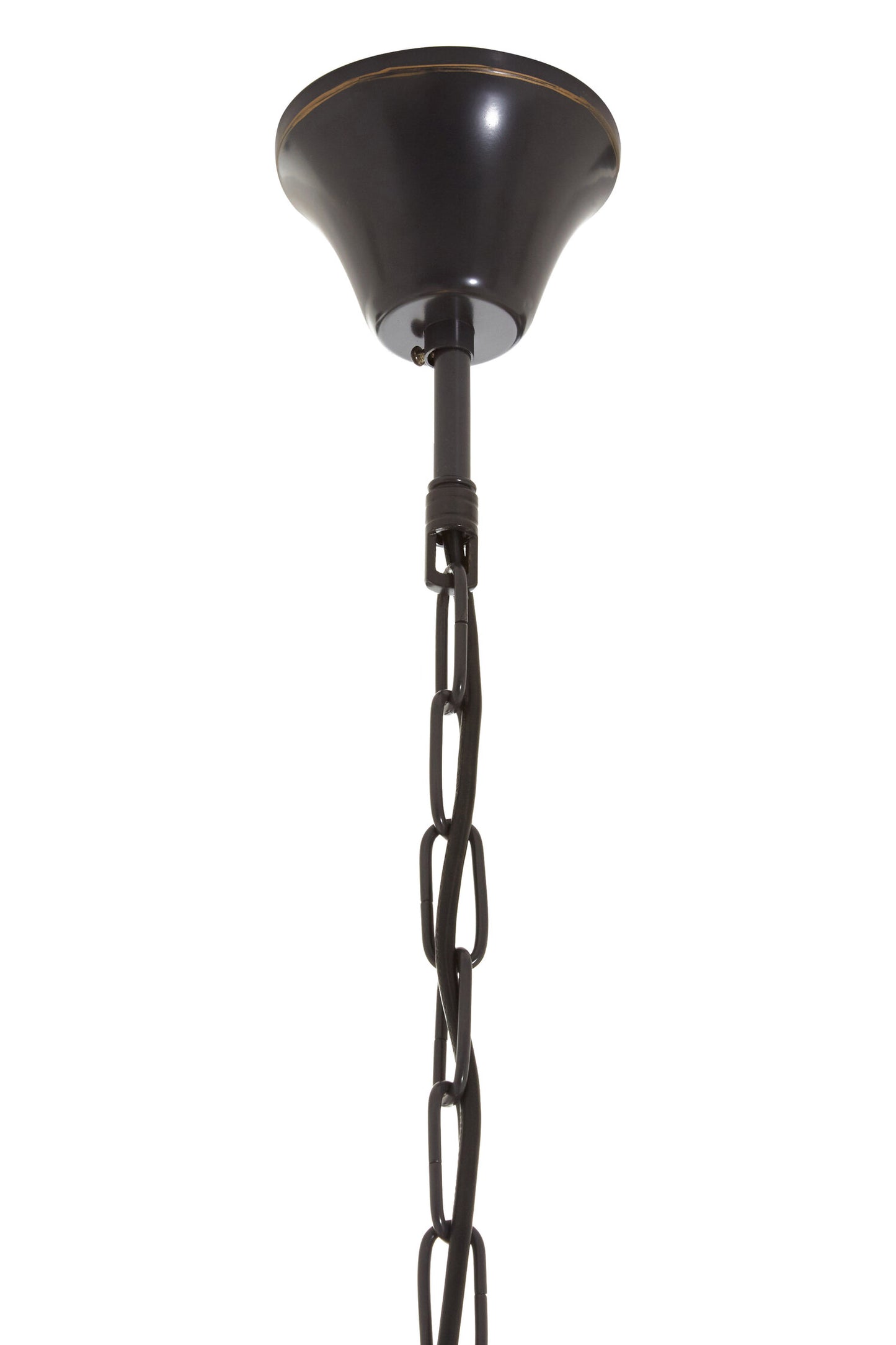 Hampstead Black Gold Large Industrial Pendant Light