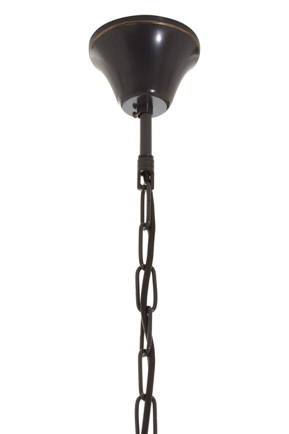 Hampstead Black Gold Large Industrial Pendant Light