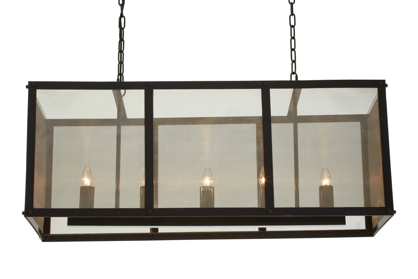 Trent Black Finish Wide Pendant Light With Hints of Gold
