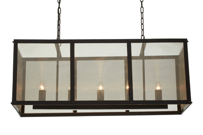 Trent Black Finish Wide Pendant Light With Hints of Gold