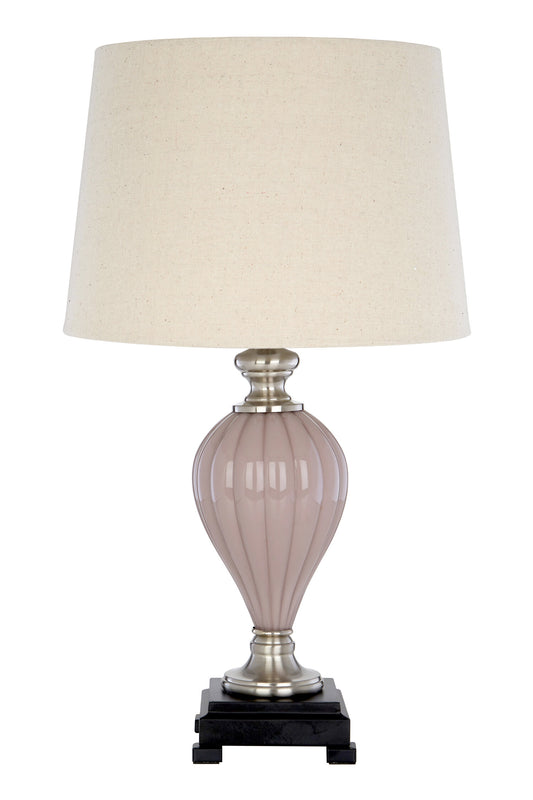 Marni Pleated Glass Modern Table Lamp | Bali & Blue