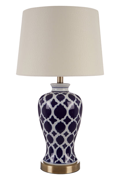 Annabelle Curved Modern Table Lamp | Bali & Blue