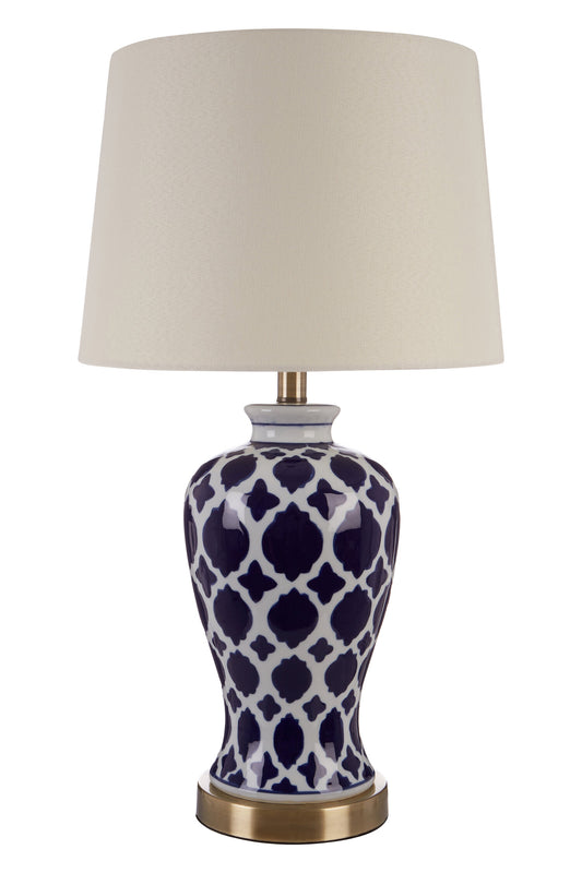 Annabelle Curved Modern Table Lamp | Bali & Blue