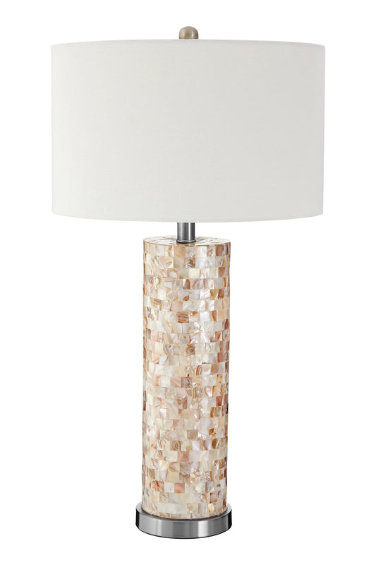 Thelma Shell Inlay Coastal Table Lamp | Bali & Blue