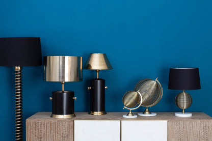 Dominc Drum Shade Table Lamp