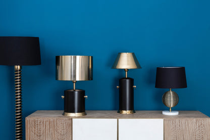 Dominc Drum Shade Table Lamp