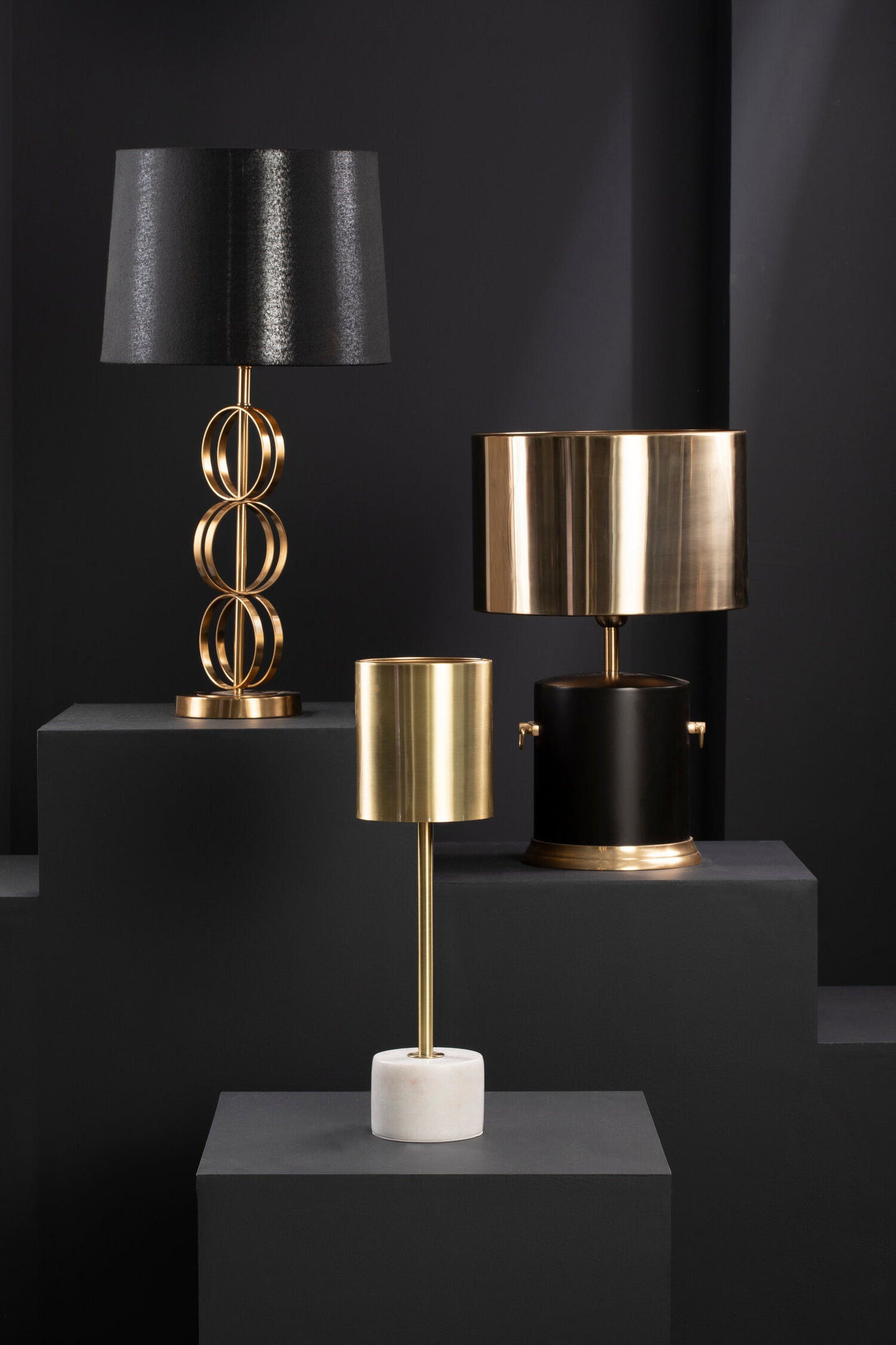 Dominc Drum Shade Table Lamp