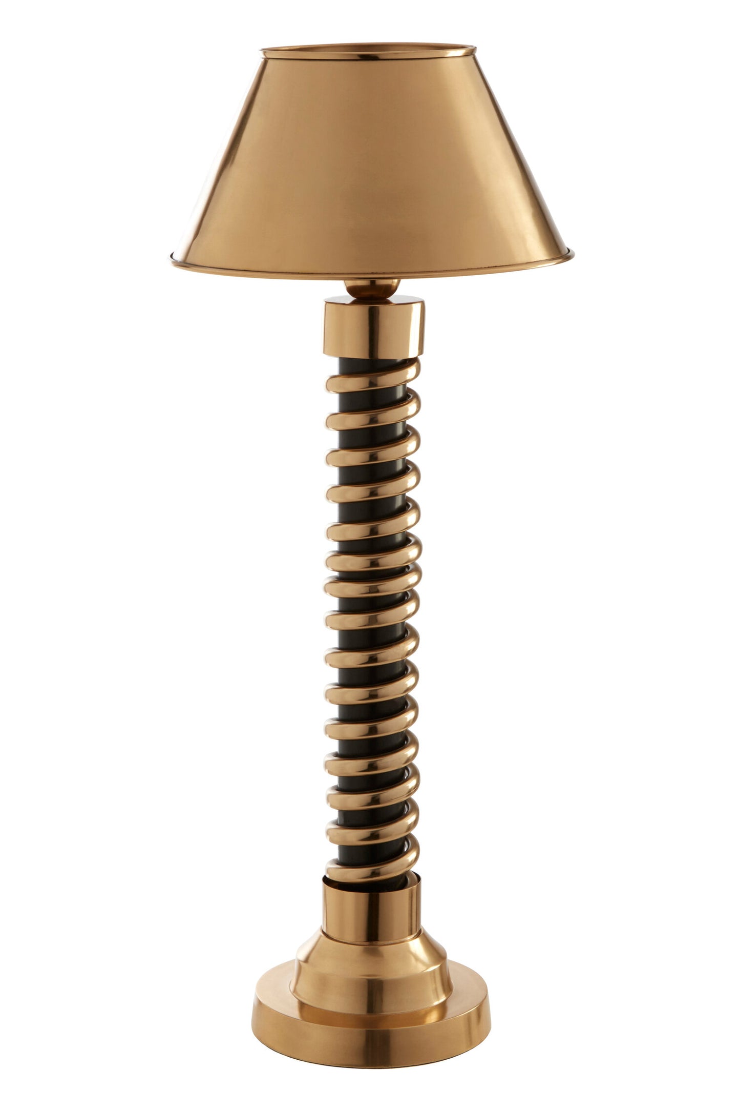 Darcy Spiral Table Lamp with Empire Shade
