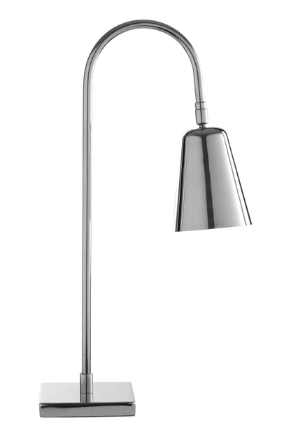 Aris Silver Slim Modern Table Lamp | Bali & Blue