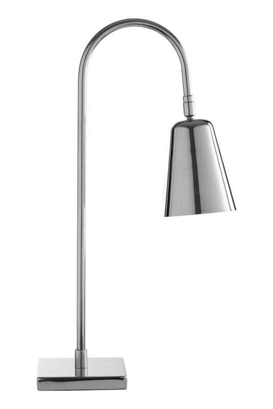 Aris Silver Slim Modern Table Lamp | Bali & Blue