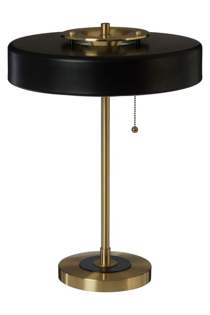 Savot Black Gold Vintage Glam Table Lamp