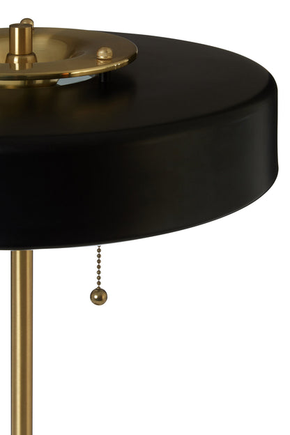 Savot Black Gold Vintage Glam Table Lamp
