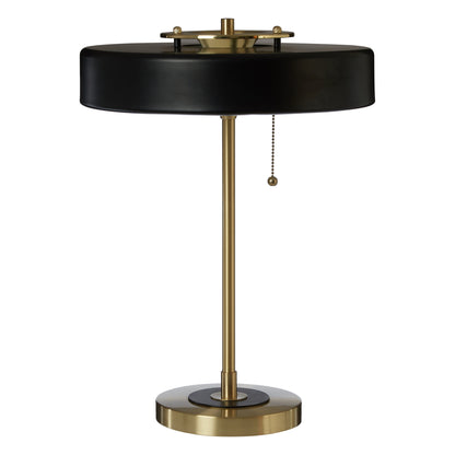 Savot Black Gold Vintage Glam Table Lamp | Bali & Blue